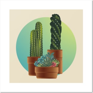 Cactus plant Posters and Art